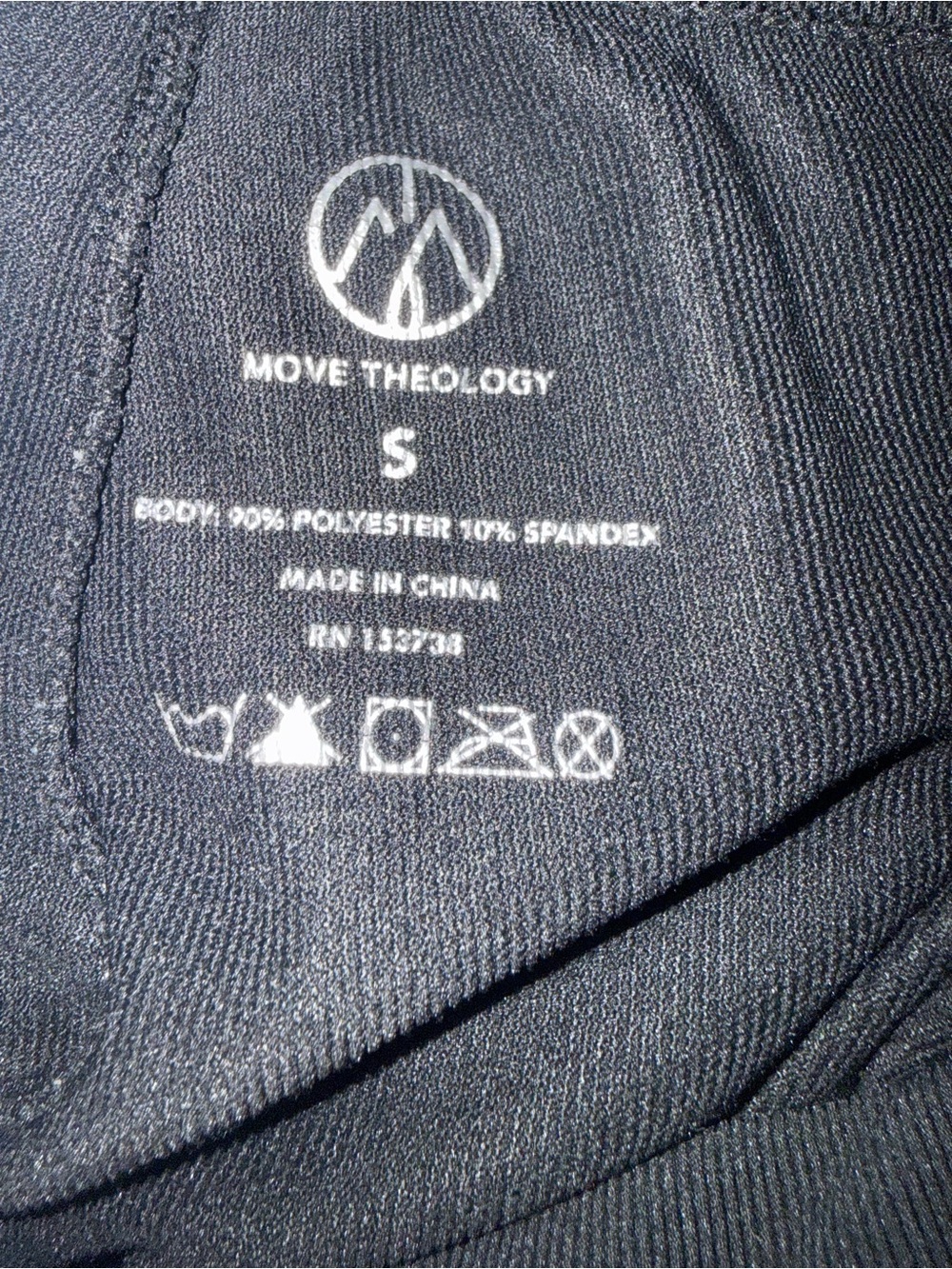 Move Theology Black High Rise Wide Leg Yoga Pants Lounge Athletic Size Small - Picture 6 of 6